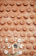 Photo: Decorated wall with circles Decorated wall with circles