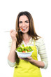 cooking and eating vegetables