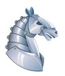 Vector: Iron horse head Iron horse head