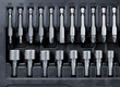 Hard metal tool bits collection
