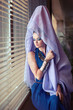 Woman wearing eastern clothes