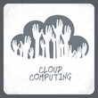 Vector: Cloud computing concept. Vector. Cloud computing concept. Vector.