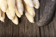 Spargel und Messer