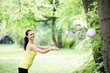 Foto: junge Frau beim Sport junge Frau beim Sport