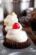 Photo: Cupcake with a Cherry on Top Cupcake with a Cherry on Top