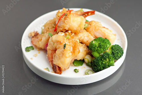 Photo: Fried Honey Shrimp with Broccoli Fried Honey Shrimp with Broccoli