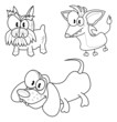 Cartoon dogs