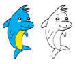 Cute dolphin