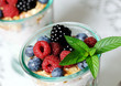 Photo: dessert with berries dessert with berries