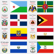 world flags and capitals set 7