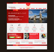 Website template for corporate business and cloud purposes