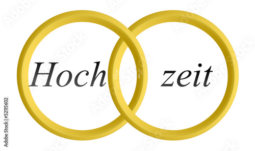 Illustration: Hochzeit - Ewige Treue und zwei Ringe Hochzeit - Ewige Treue und zwei Ringe