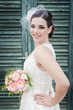 Photo: Bride with wedding bouquet Bride with wedding bouquet