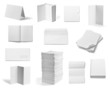 leaflet notebook textbook envelope blank paper template book