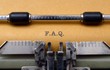 F.A.Q. on typewriter
