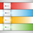 Modern Design template / can be used for infographics / numbered