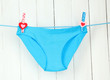 Foto: Womans panties hanging Womans panties hanging