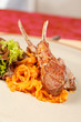 Foto: Lamb lion with vegetables Lamb lion with vegetables