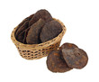 Black Bean Chips in Basket