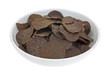 Black Bean Chips in Bowl