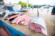 Fish at seafood market