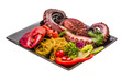 Seafood pasta with octopus and lobster leg