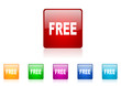 free vector glossy web icon set
