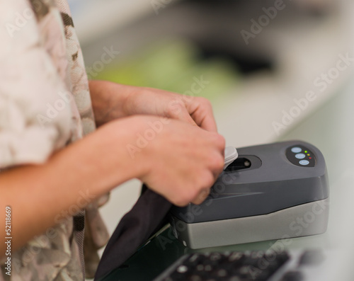 Photo: Security Equipment In Retail Store Security Equipment In Retail Store