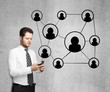 Foto: social medial concept social medial concept