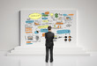 man looking at business concept