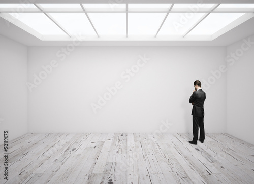 Photo: man thinking man thinking