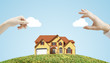 house and cloud