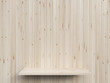 wooden shelf