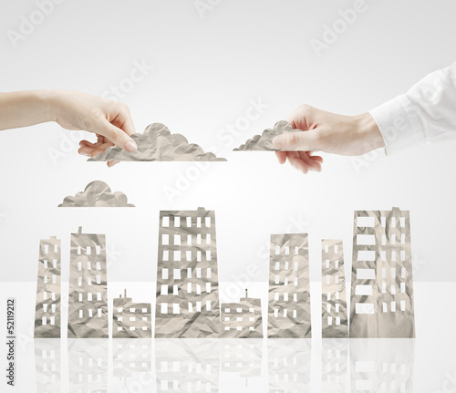 Photo: paper city paper city