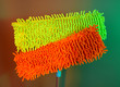 Two mops for floor on bright background
