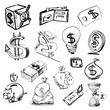 Finance and money icons collection