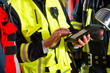 Feuerwehr - Einsatzplanung am Tablet-Computer
