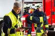 Feuerwehr - Einsatzplanung am Tablet-Computer