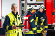 Feuerwehr - Einsatzplanung am Tablet-Computer