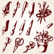 Vektor: Drawing and painting tools Drawing and painting tools