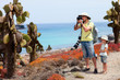 Father and daughter at Galapagos