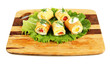 Photo: Egg rolls with cheese cream and paprika, Egg rolls with cheese cream and paprika,