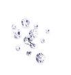 Foto: Beautiful shining crystals (diamonds), isolated on white Beautiful shining crystals (diamonds), isolated on white