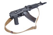 Kalashnikov AK105 assault rifle on white