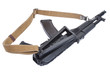 Kalashnikov AK105 assault rifle on white