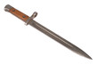 ww1 period bayonet isolated on white background