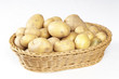 Korb mit Kartoffeln