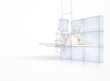abstract futuristic circuit high computer technology business ba