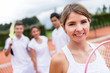 Female tennis player