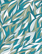 Abstract Fluid Ornament Vegetative Background
